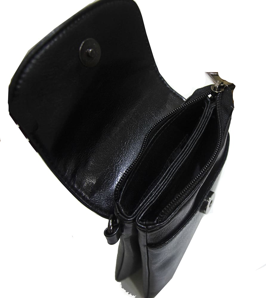 Womens Cell Phone Purse - Forest Green - Bags/Crossbody Bags