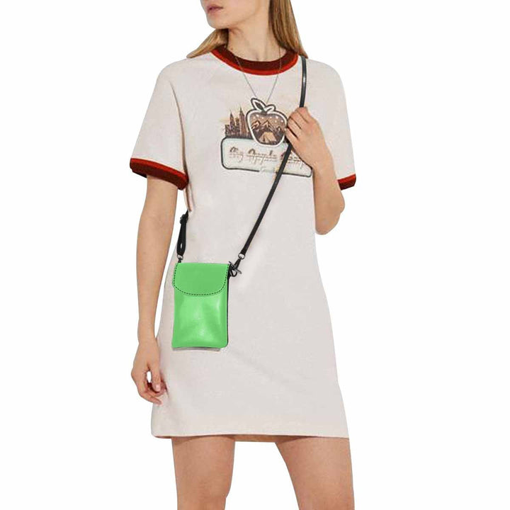 Womens Cell Phone Purse Pastel Green - Bags | Crossbody Bags