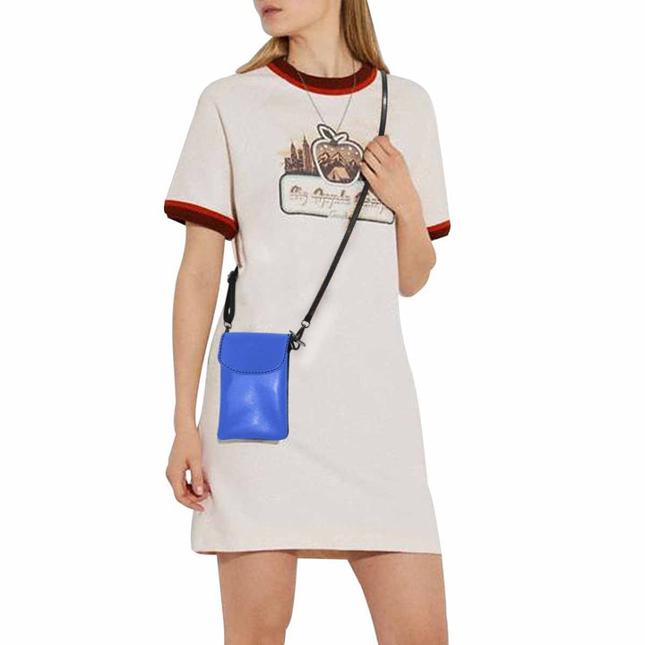 Womens Cell Phone Purse - Royal Blue - Bags | Crossbody Bags