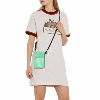 Womens Crossbody Bag - Seafoam Green Small Cell Phone Purse - Bags | Wallets