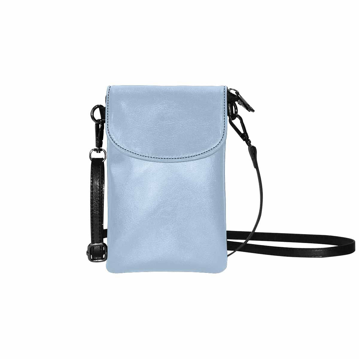 Womens Crossbody Bag - Serenity Blue Small Cell Phone Purse - Bags | Wallets