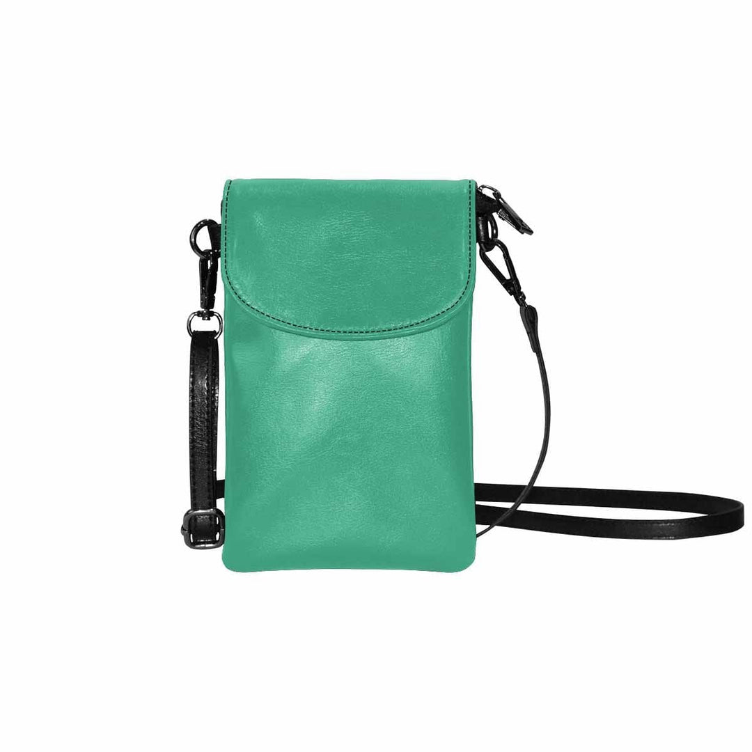 Womens Crossbody Bag - Spearmint Green Small Cell Phone Purse - Bags