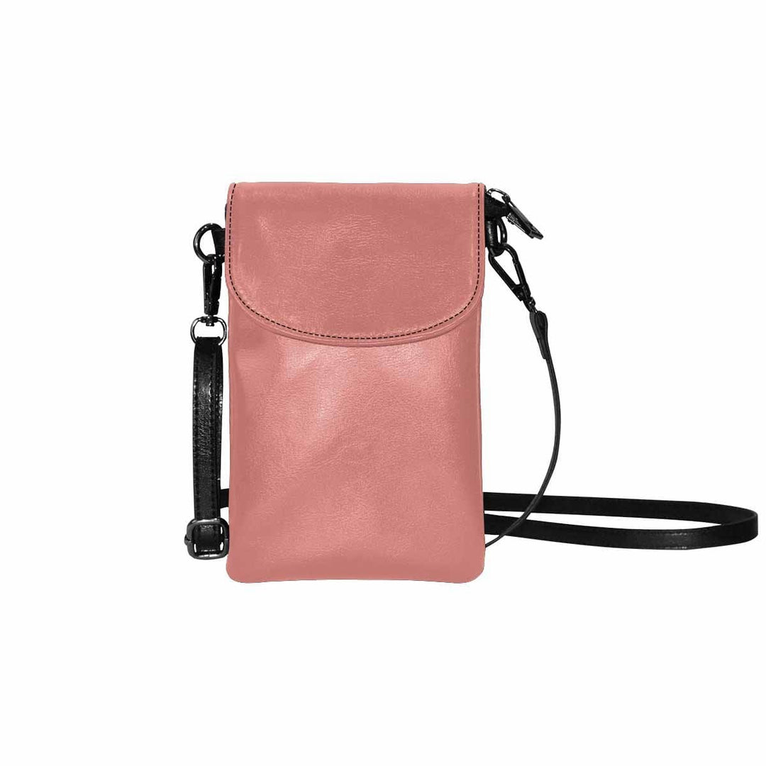 Womens Crossbody Bag - Tiger Lily Pink Small Cell Phone Purse - Bags