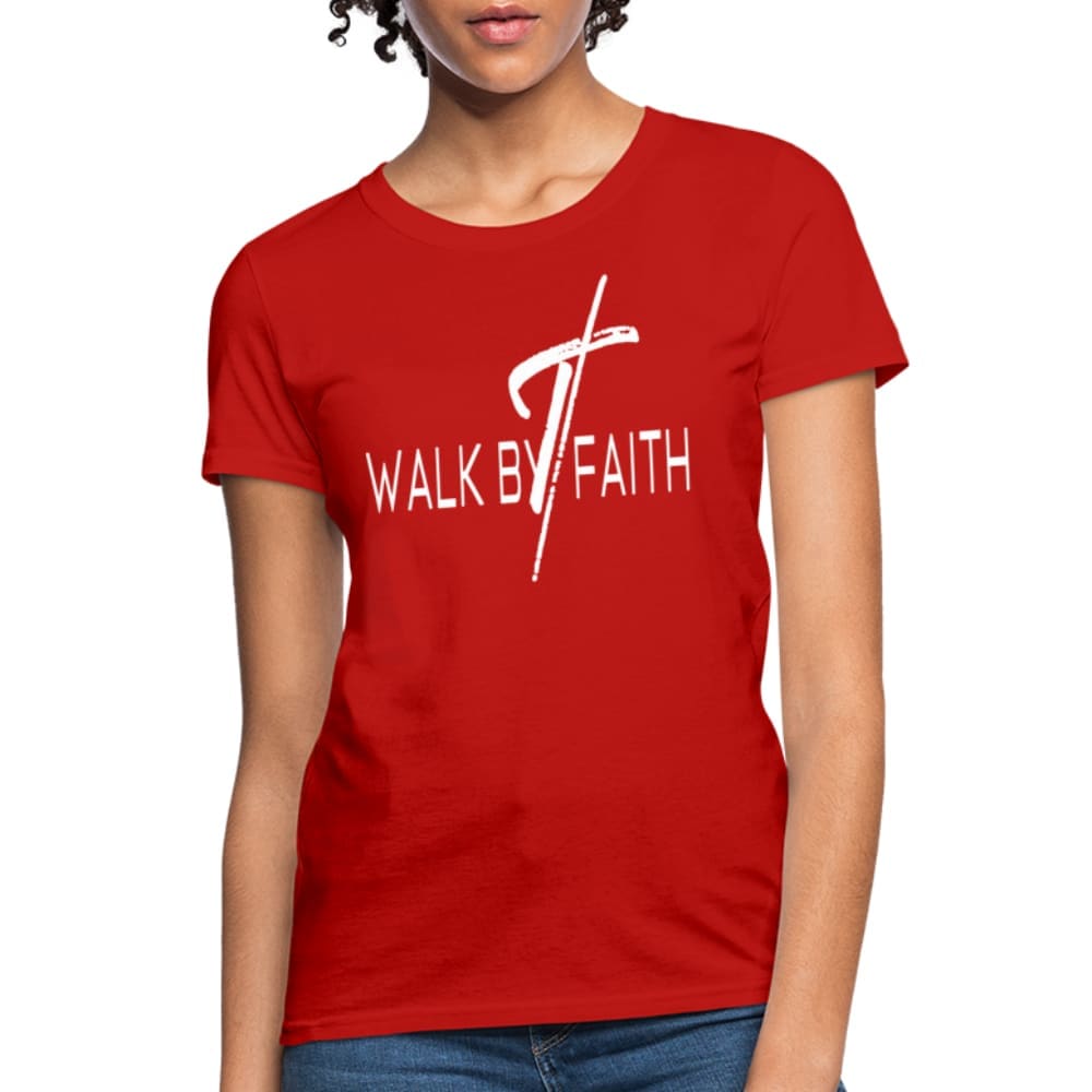 Womens Graphic T-shirt Walk by Faith Graphic Tee - Womens | T-Shirts