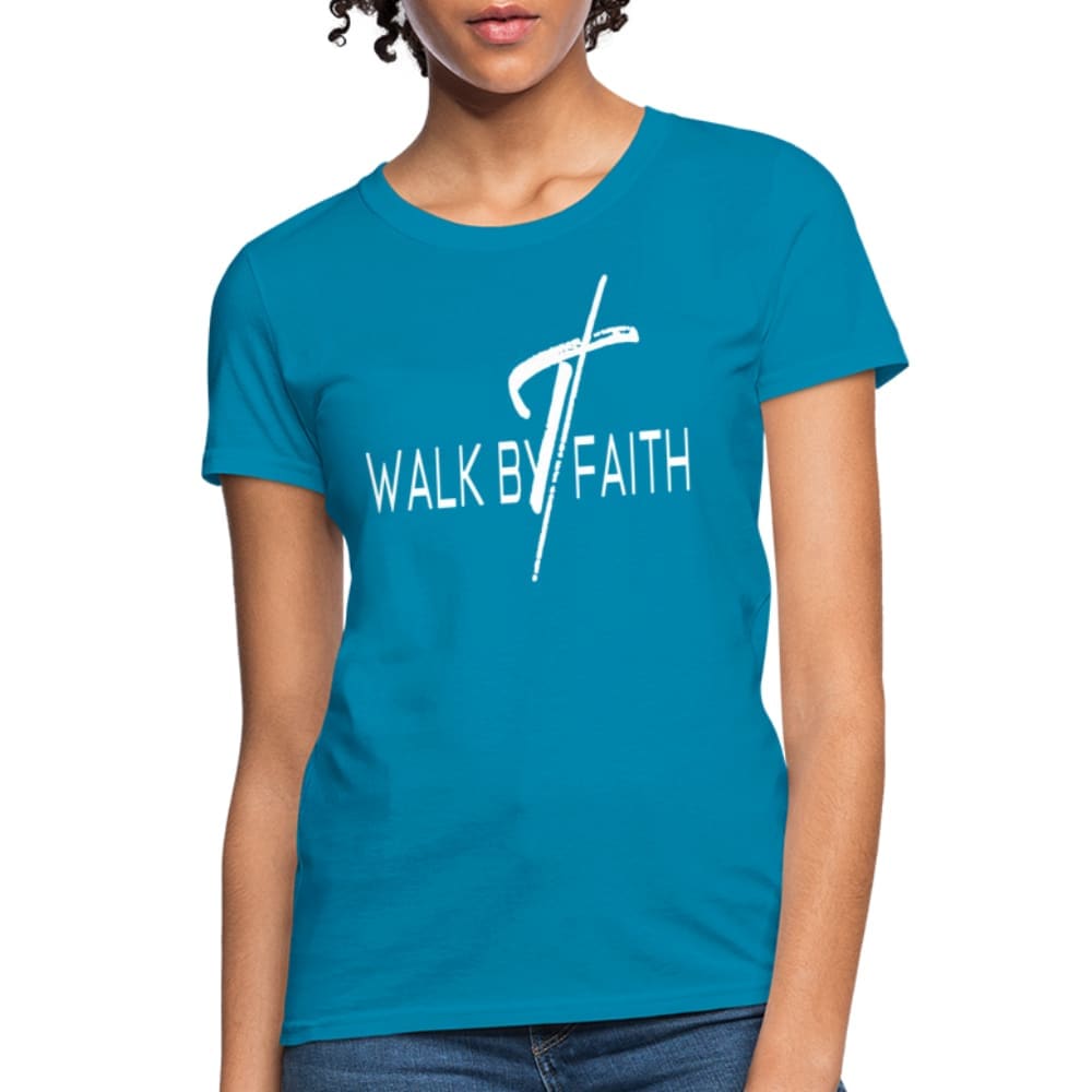 Womens Graphic T-shirt Walk by Faith Graphic Tee - Womens | T-Shirts