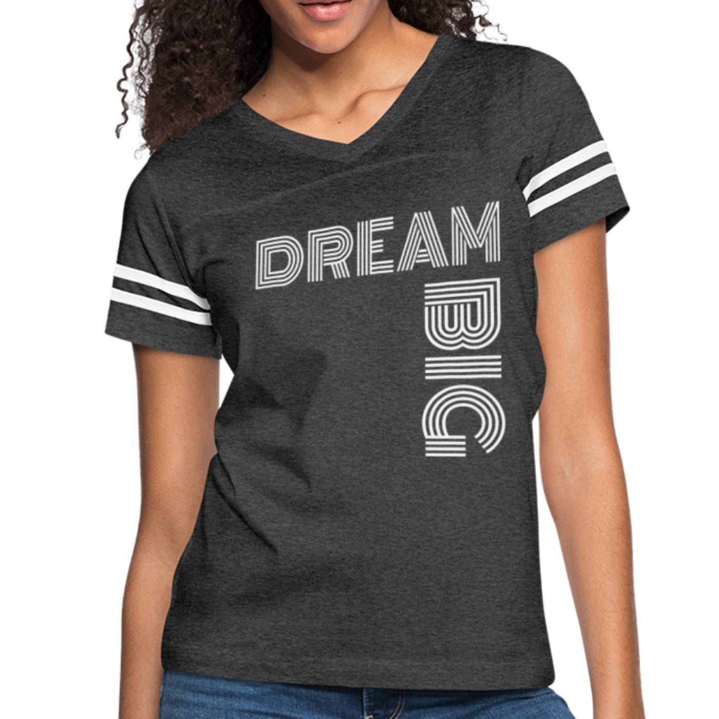 Womens Graphic Vintage Tee Dream Big Sport T-shirt - Womens | T-Shirts | Vintage