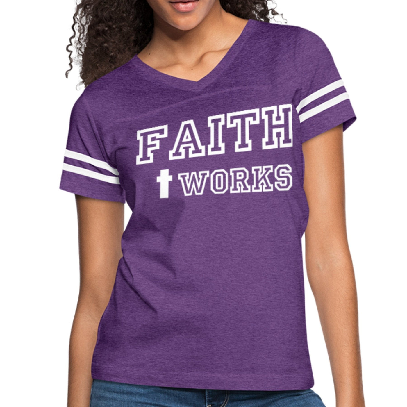 Womens Graphic Vintage Tee Faith + Works Sport T-shirt - Womens | T-Shirts |