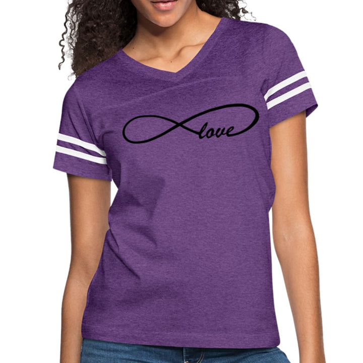 Womens Graphic Vintage Tee - Infinite Love Sport T-shirt