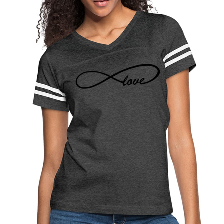 Womens Graphic Vintage Tee - Infinite Love Sport T-shirt