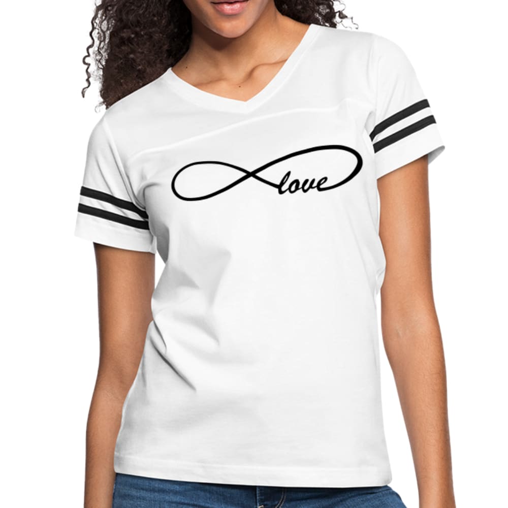 Womens Graphic Vintage Tee - Infinite Love Sport T-shirt