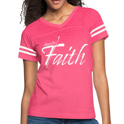 Womens Graphic Vintage Tee Inspire Faith Sport T-shirt - Womens | T-Shirts |
