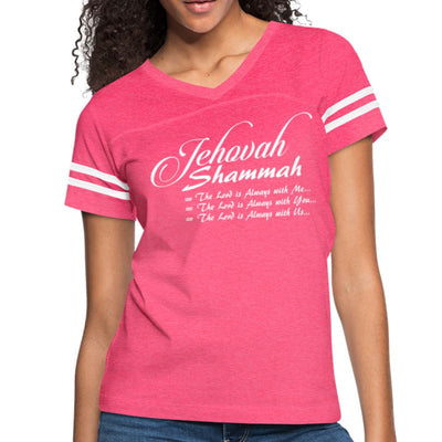 Womens Graphic Vintage Tee Jehovah Shammah Sport T-shirt - Womens | T-Shirts