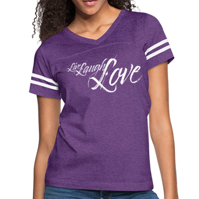 Womens Graphic Vintage Tee Live Laugh Love Sport T-shirt - Womens | T-Shirts |