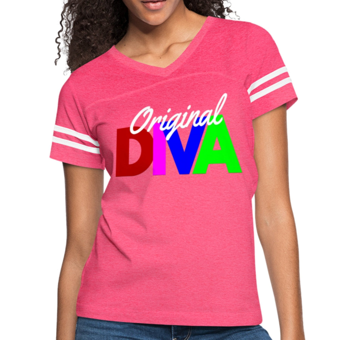 Womens Graphic Vintage Tee Original Diva Sport T-shirt - Womens | T-Shirts |