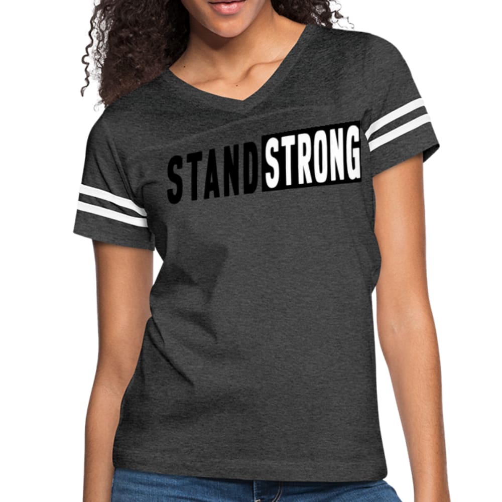 Womens Graphic Vintage Tee Stand Strong Sport T-shirt - Womens | T-Shirts