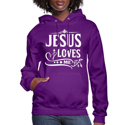 Womens Hoodie Jesus Loves Me - Womens | Hoodies
