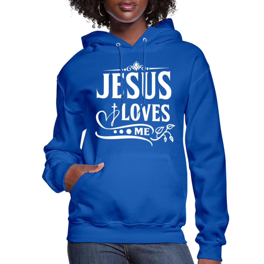 Womens Hoodie Jesus Loves - Womens | Hoodies