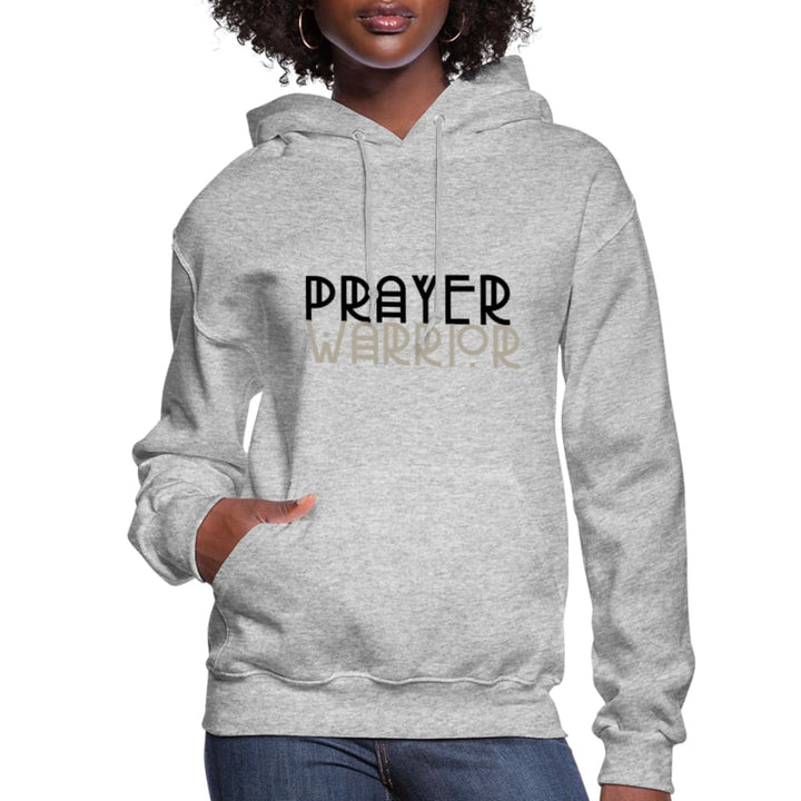 Womens Hoodie - Pullover Hooded Shirt / Prayer Warrior - S036873 - Womens