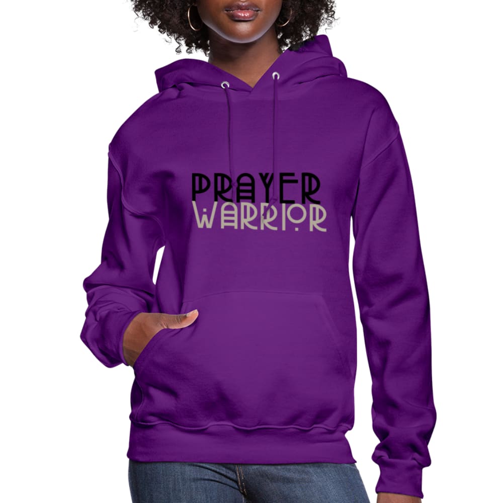 Womens Hoodie - Pullover Hooded Shirt / Prayer Warrior - S036873 - Womens