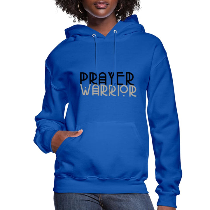 Womens Hoodie - Pullover Hooded Shirt / Prayer Warrior - S036873 - Womens