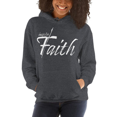 Womens Hoodie - Pullover Hooded Sweatshirt - Graphic/inspire Faith - Womens