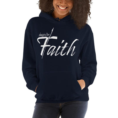 Womens Hoodie - Pullover Hooded Sweatshirt - Graphic/inspire Faith - Womens
