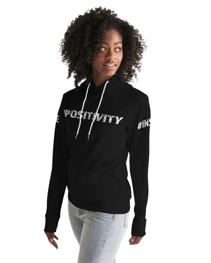 Womens Hoodie - Pullover Hooded Sweatshirt - Graphic/inspire Positivity