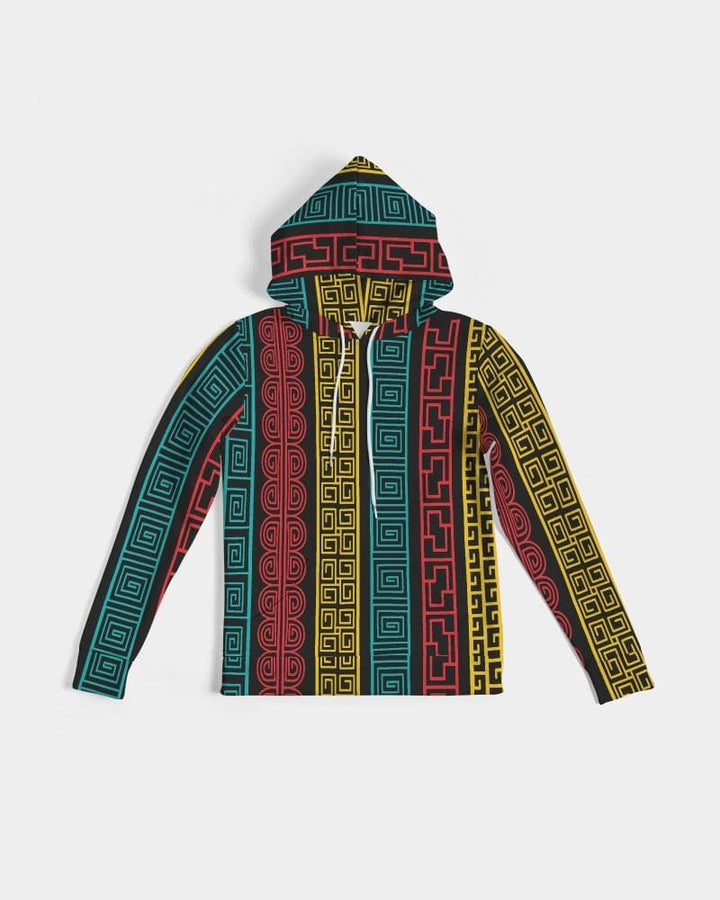 Womens Hoodie - Pullover Hooded Sweatshirt - Graphic/multicolor - Womens