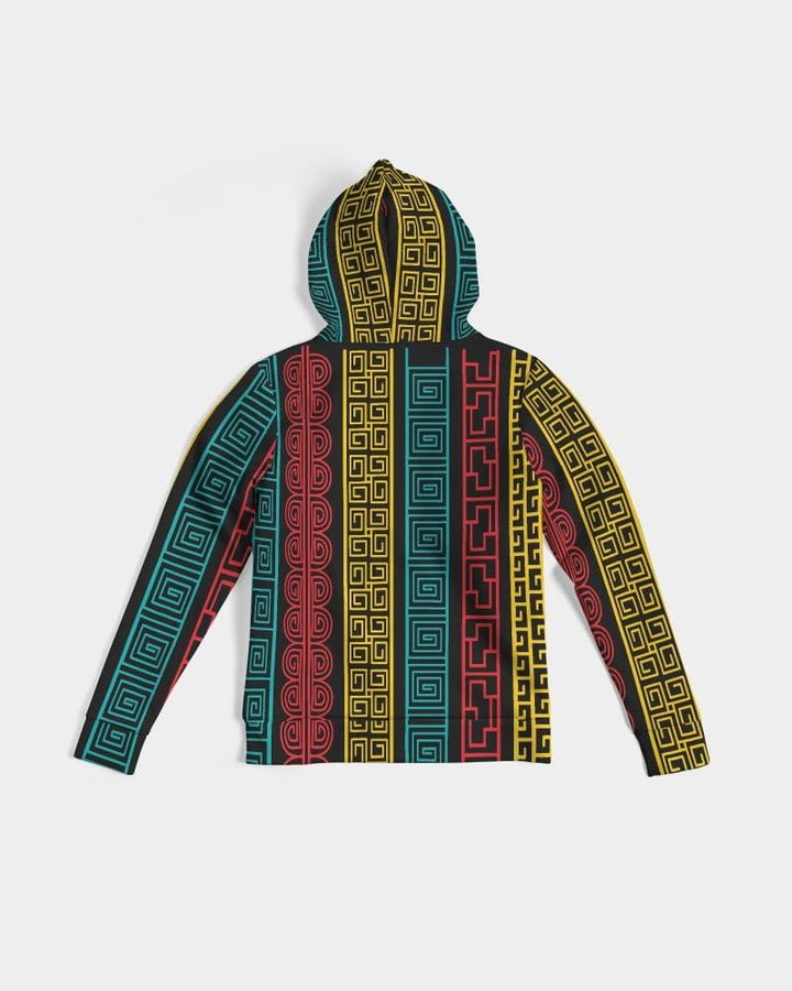 Womens Hoodie - Pullover Hooded Sweatshirt - Graphic/multicolor - Womens