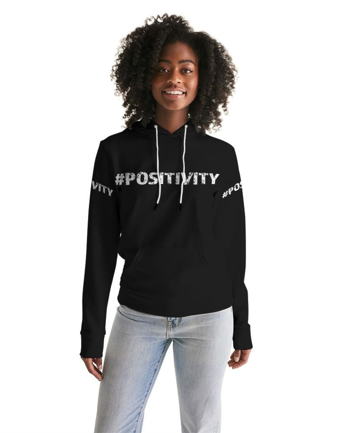 Womens Hoodie - Pullover Hooded Sweatshirt - Graphic/positivity - Womens |
