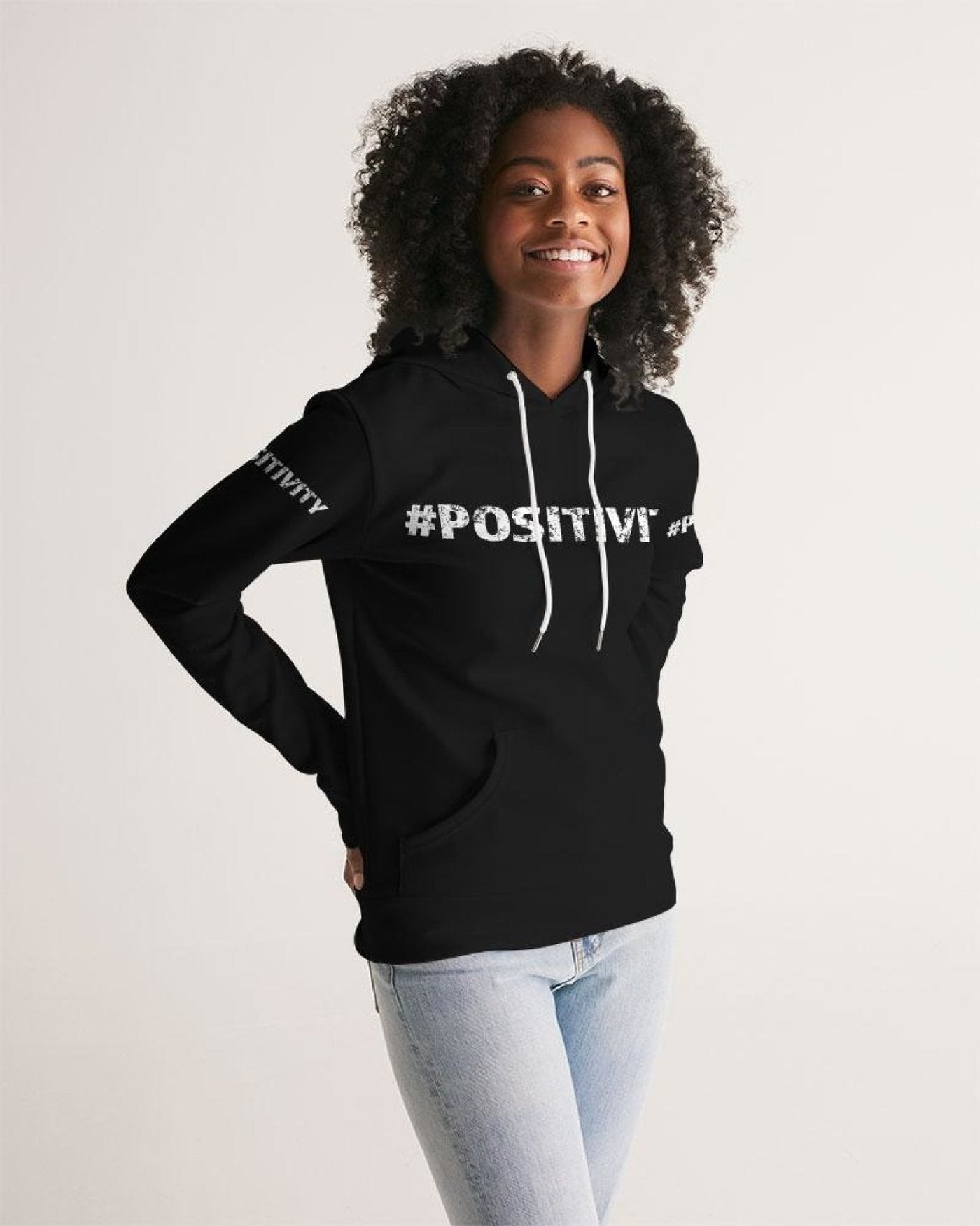Womens Hoodie - Pullover Hooded Sweatshirt - Graphic/positivity - Womens |