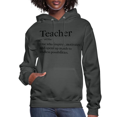 Womens Hoodie - Pullover Hooded Sweatshirt -graphic/teachers Inspire - Womens