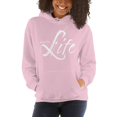 Womens Hoodie - Pullover Sweatshirt - White Graphic /inspire Life - Womens |