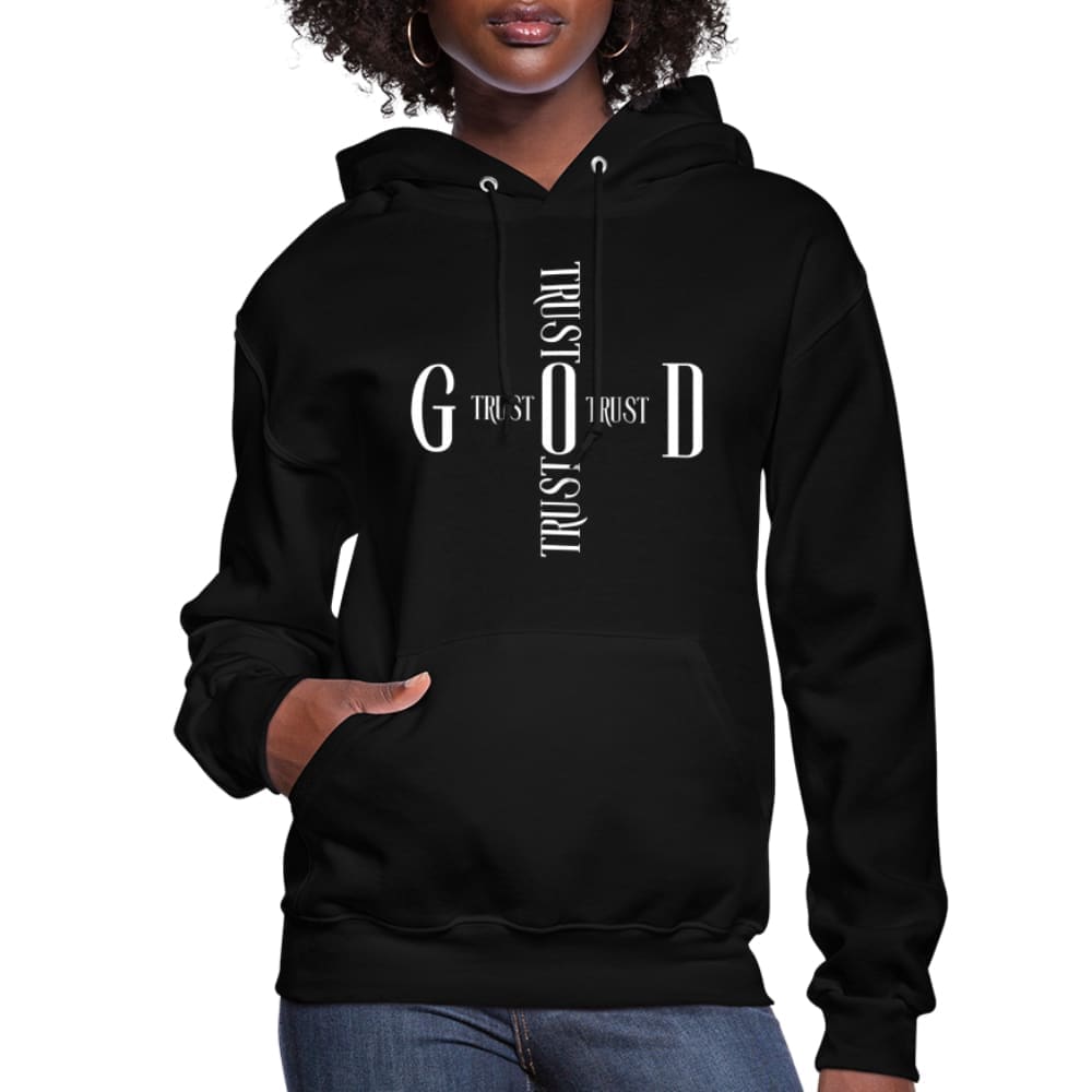 Womens Hoodie Trust God Cross - Womens | Hoodies