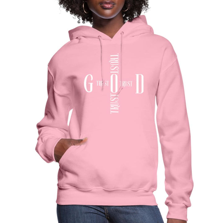 Womens Hoodie Trust God Cross - Womens | Hoodies