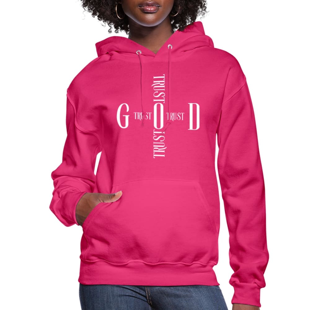 Womens Hoodie Trust God Cross - Womens | Hoodies