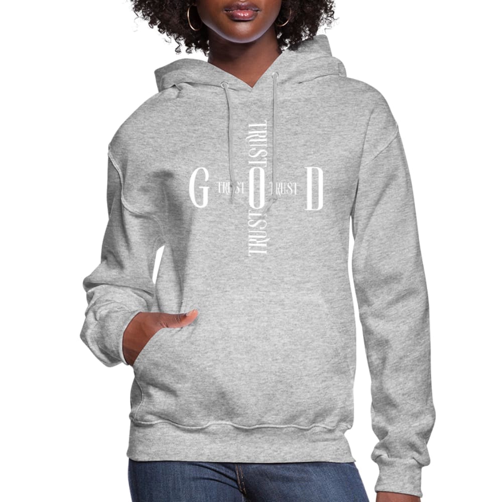 Womens Hoodie Trust God Cross - Womens | Hoodies