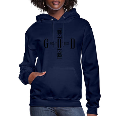 Womens Hoodie Trust God Cross Sweatshirt - S132937 - Womens | Hoodies
