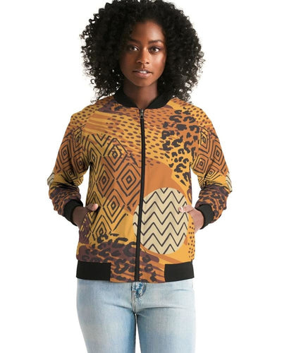 Womens Jackets Brown Autumn Style Bomber Jacket - Womens | Jackets | Bombers