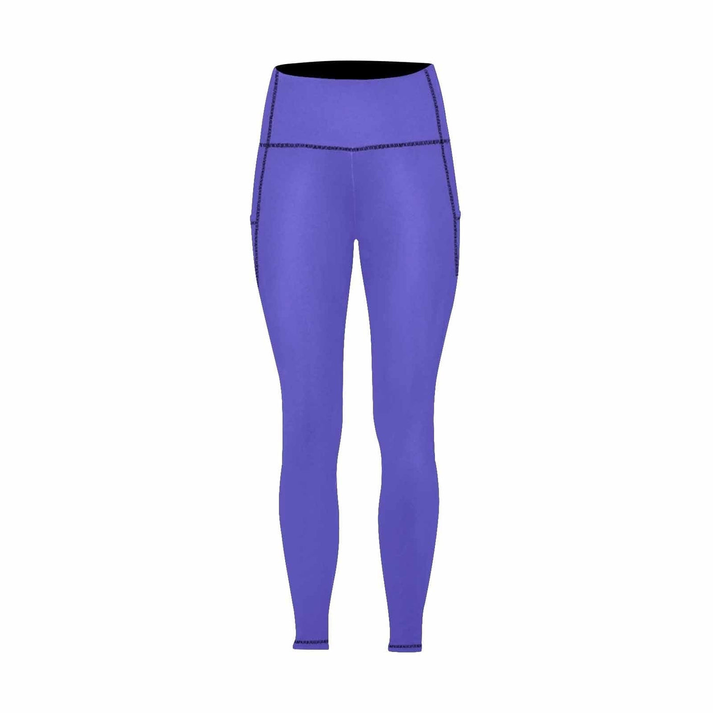 Womens Leggings With Pockets - Fitness Pants / Blue Iris - Womens | Leggings