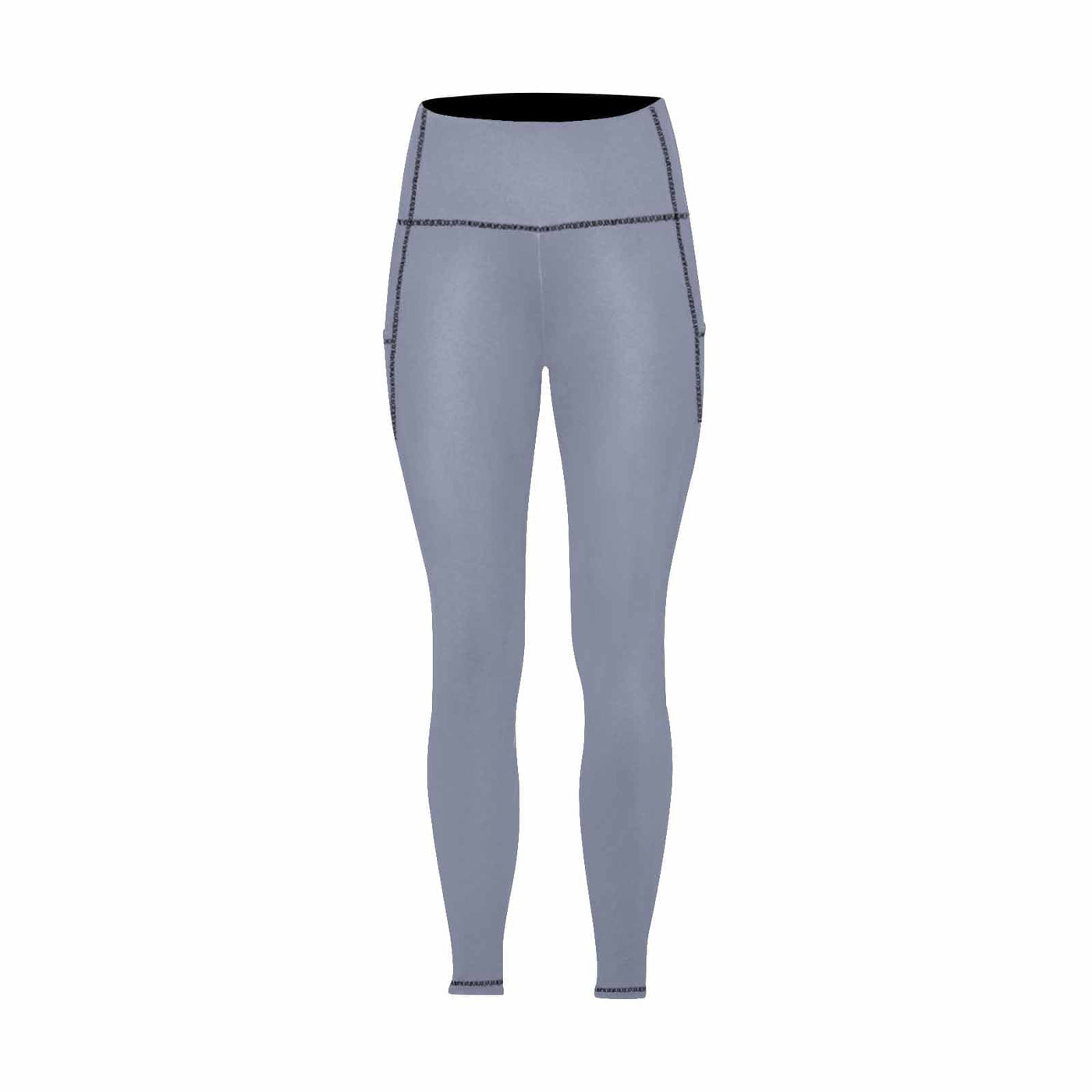 Womens Leggings With Pockets - Fitness Pants / Cool Gray - Womens | Leggings