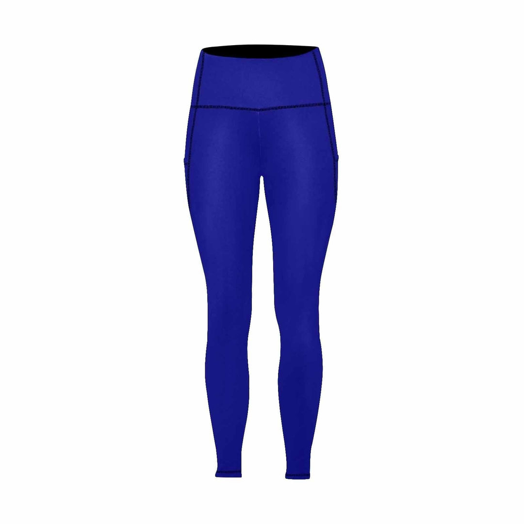 Womens Leggings with Pockets - Fitness Pants / Dark Blue - Womens | Leggings