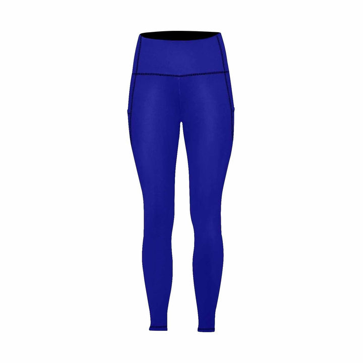 Womens Leggings with Pockets - Fitness Pants / Dark Blue - Womens | Leggings