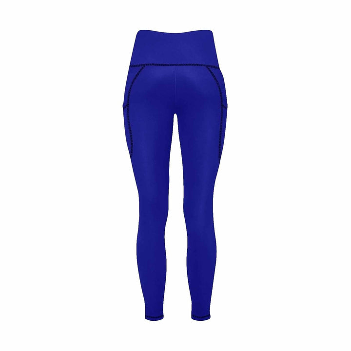 Womens Leggings with Pockets - Fitness Pants / Dark Blue - Womens | Leggings