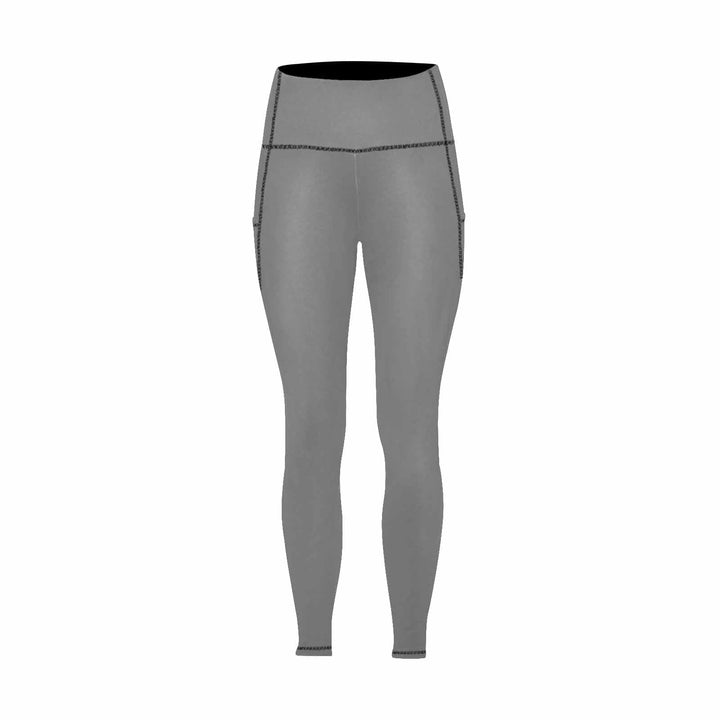 Womens Leggings with Pockets - Fitness Pants / Gray - Womens | Leggings