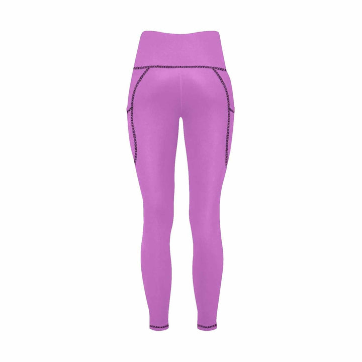 Womens Leggings with Pockets - Fitness Pants / Orchid Purple - Womens | Leggings