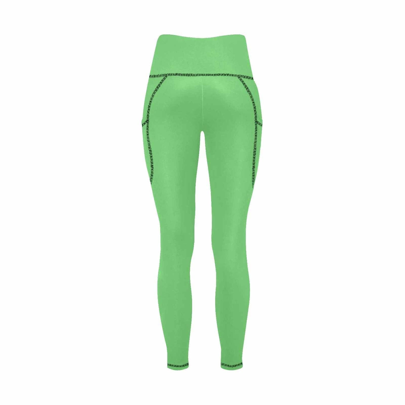 Womens Leggings With Pockets - Fitness Pants / Pastel Green - Womens | Leggings