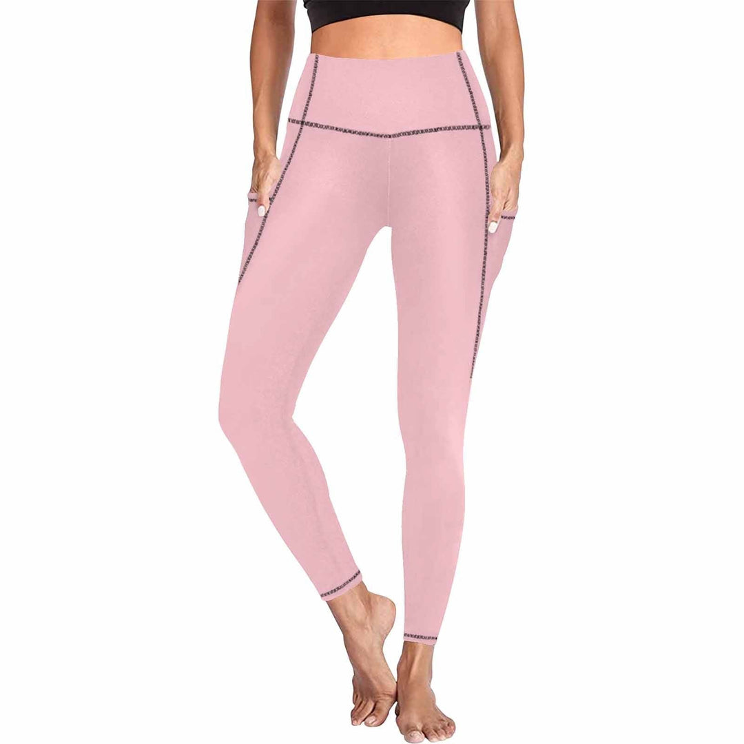 Womens Leggings with Pockets - Fitness Pants / Pink - Womens | Leggings