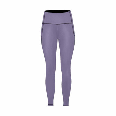 Womens Leggings With Pockets - Fitness Pants / Purple Haze - Womens | Leggings