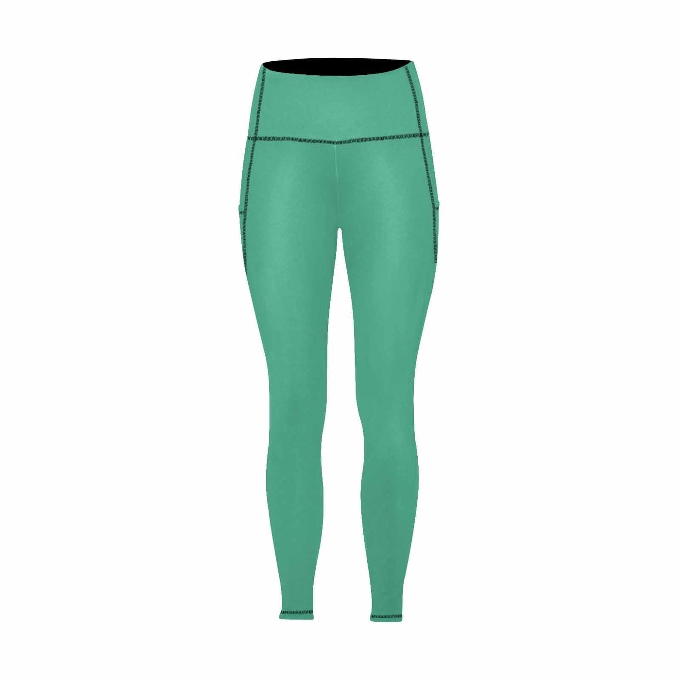 Womens Leggings With Pockets - Fitness Pants / Spearmint Green - Womens